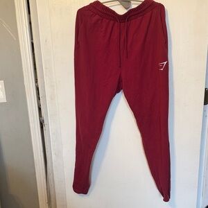 Gymshark Red Track Pants